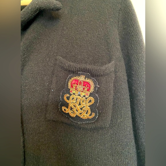 Ralph Lauren Cashmere/Wool blend Cardigan/Blazer | Black - Picture 3 of 6